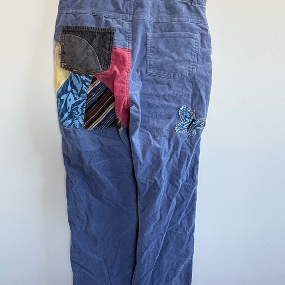 Vintage Patchwork Mary-Kate&Ashley Blue Women's Trousers - Picture 12 of 13